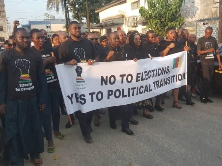 Marche de 2019 contre les élections locales au Cameroun